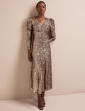 Ophelia Bias Cut Sequin Maxi Dress - Gold