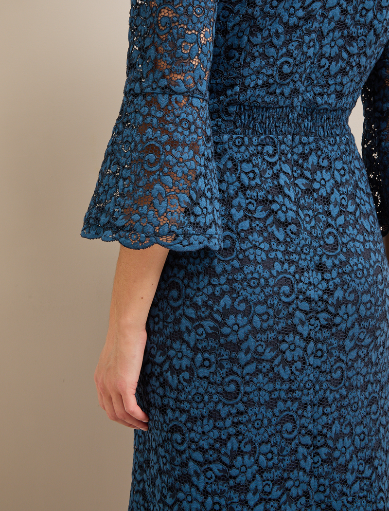 Adeline Lace Maxi Dress - Navy
