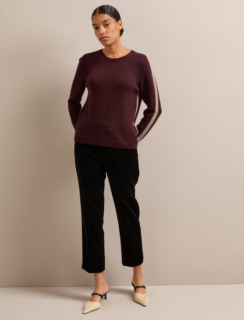 Romi Cashmere Jumper - Dark Brown Taupe