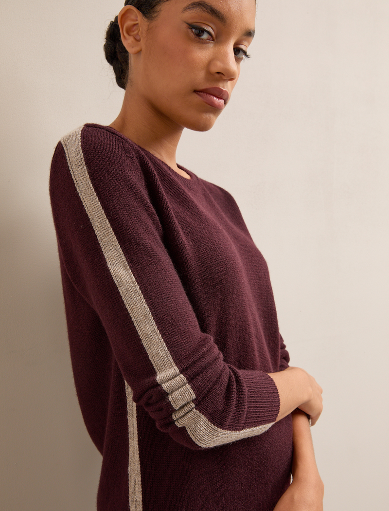 Romi Cashmere Jumper - Dark Brown Taupe