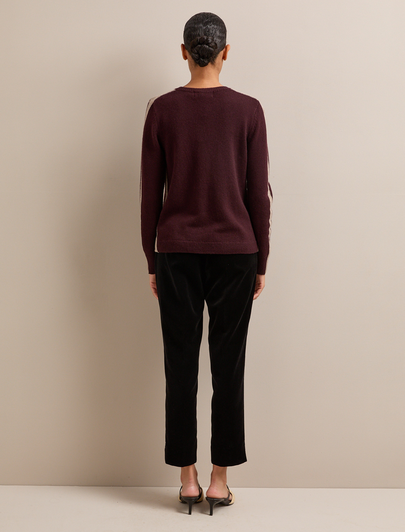 Romi Cashmere Jumper - Dark Brown Taupe