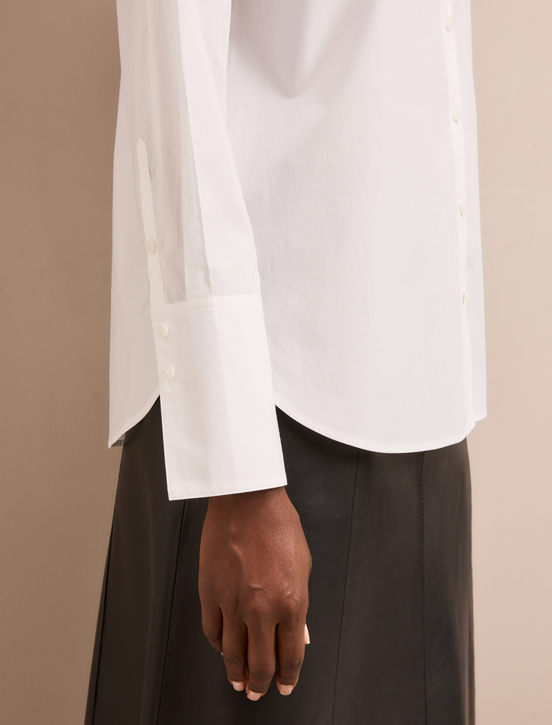 Seymour Cotton Shirt - White