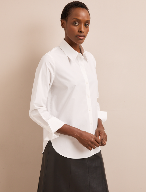 Seymour Cotton Shirt - White