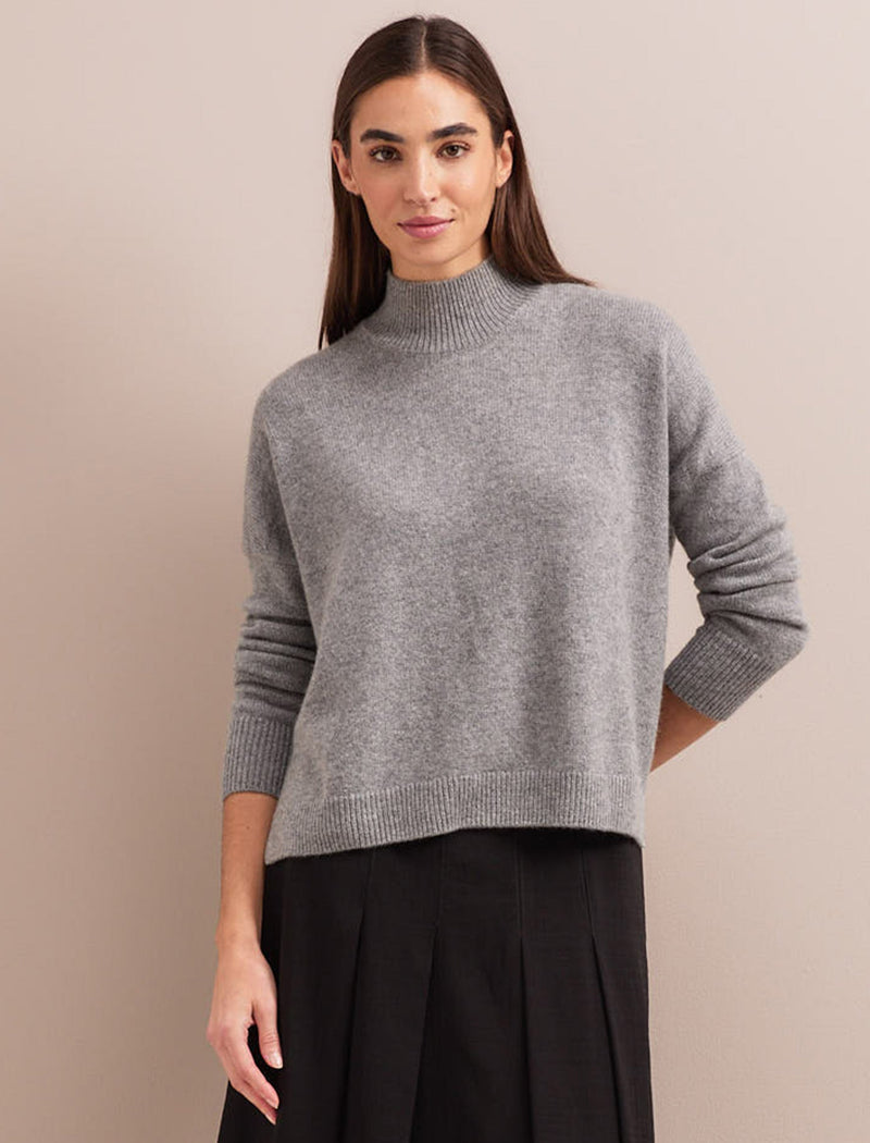 Johanna Cashmere Jumper - Grey Melange