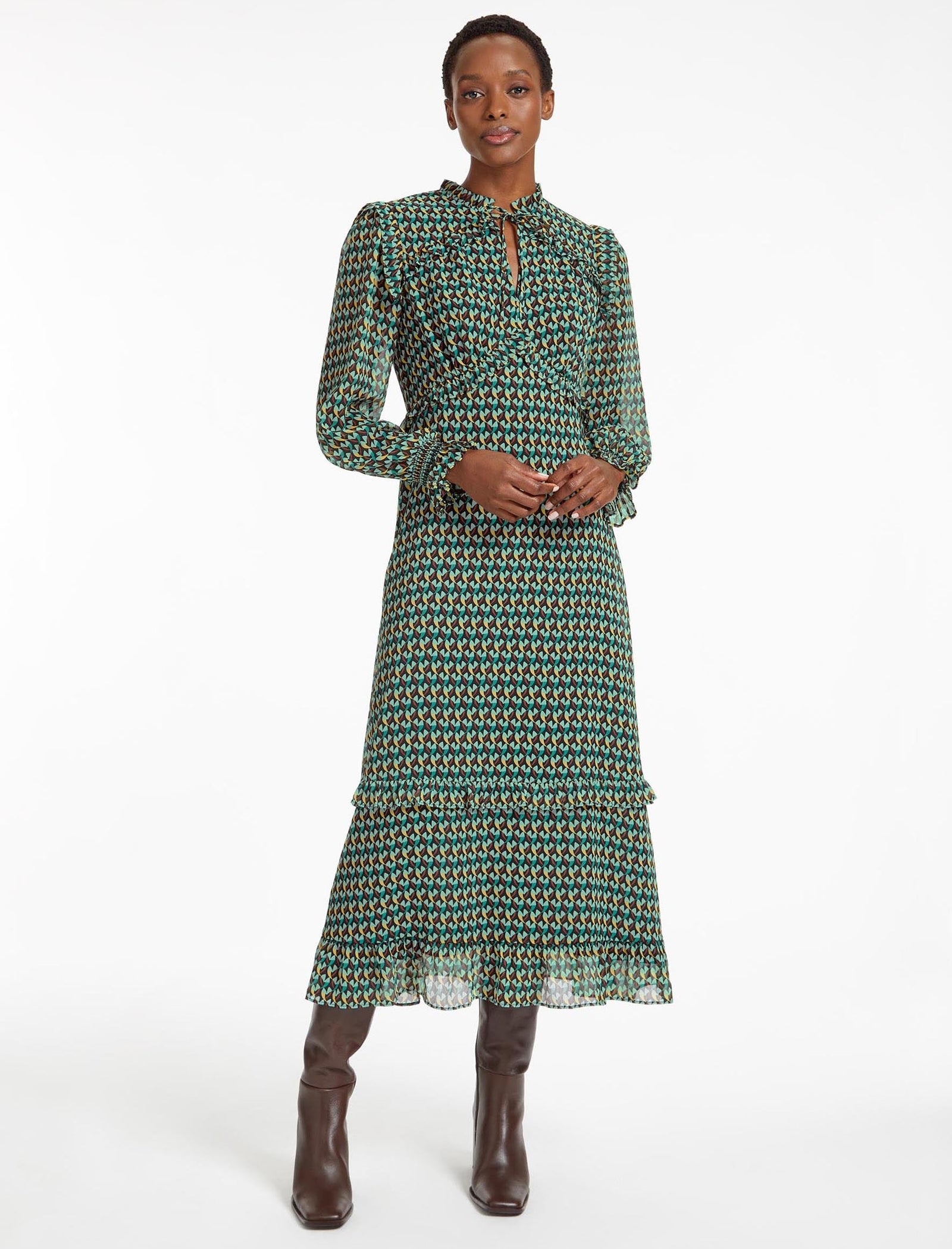 Alexis margeaux floral maxi dress on sale
