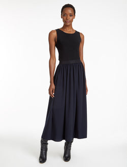 Serena Midi Skirt - Navy