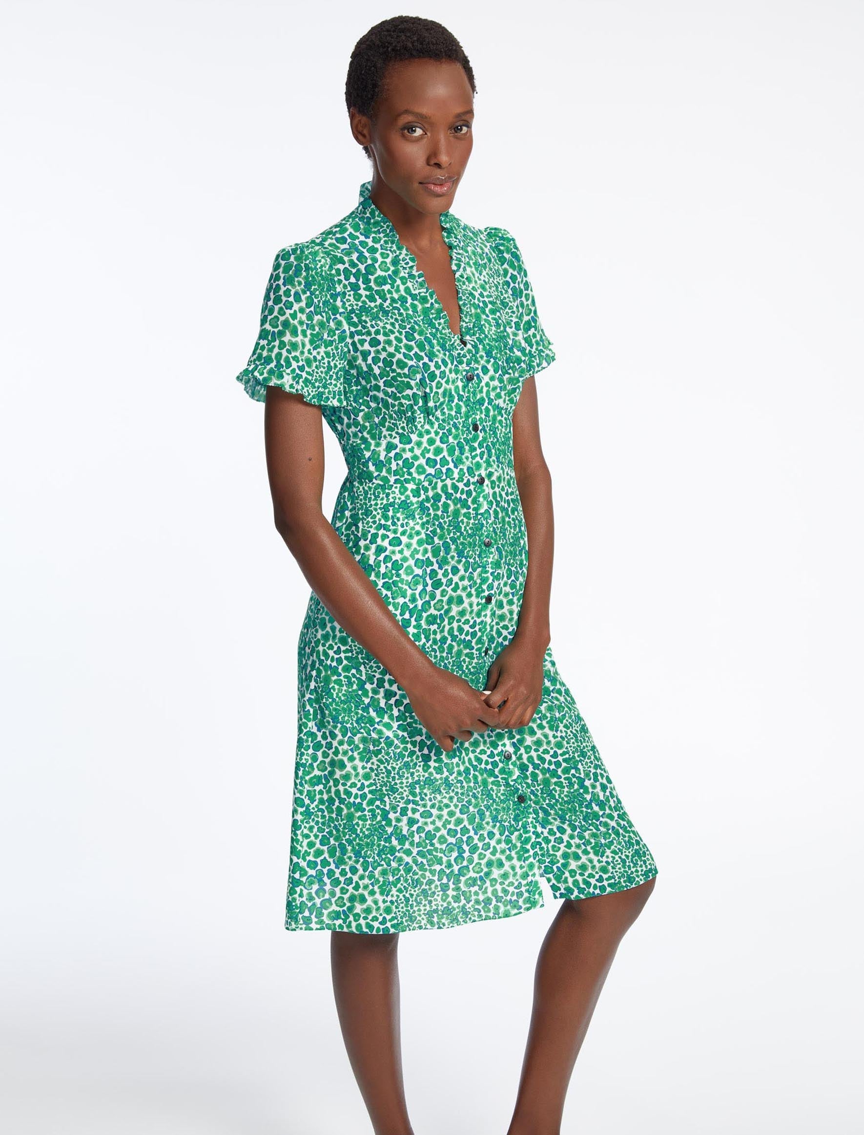 Arket floral sale wrap dress