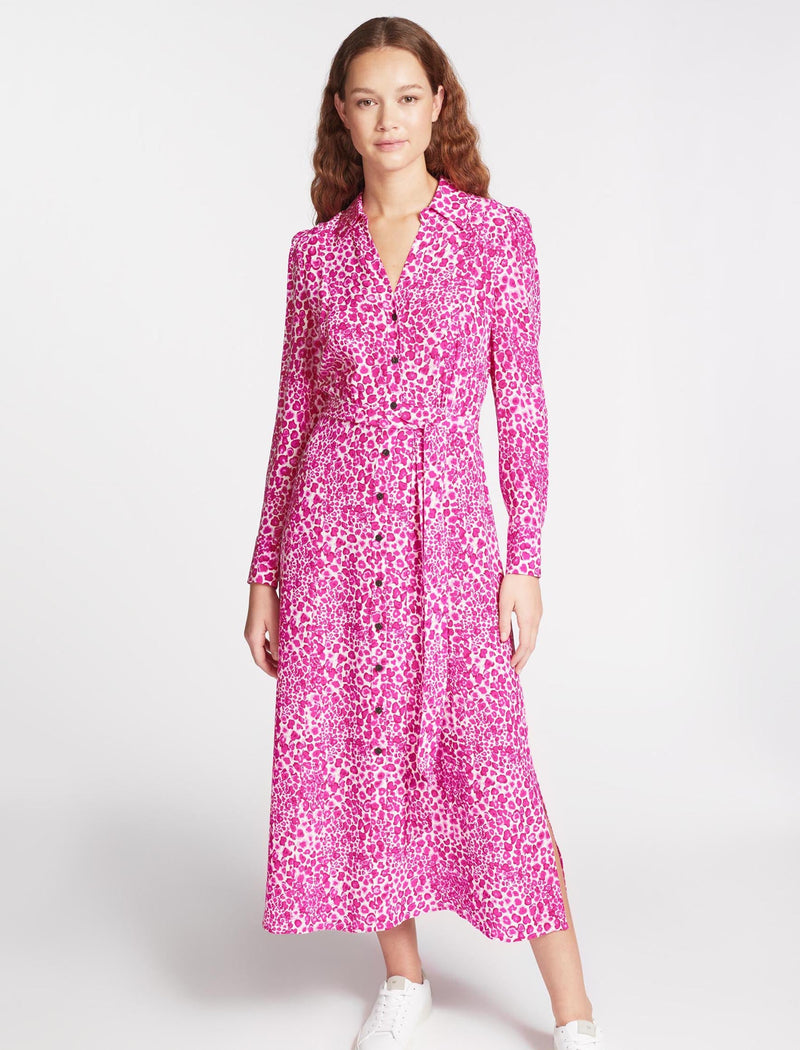 Poppy lips midi shirt sales dress