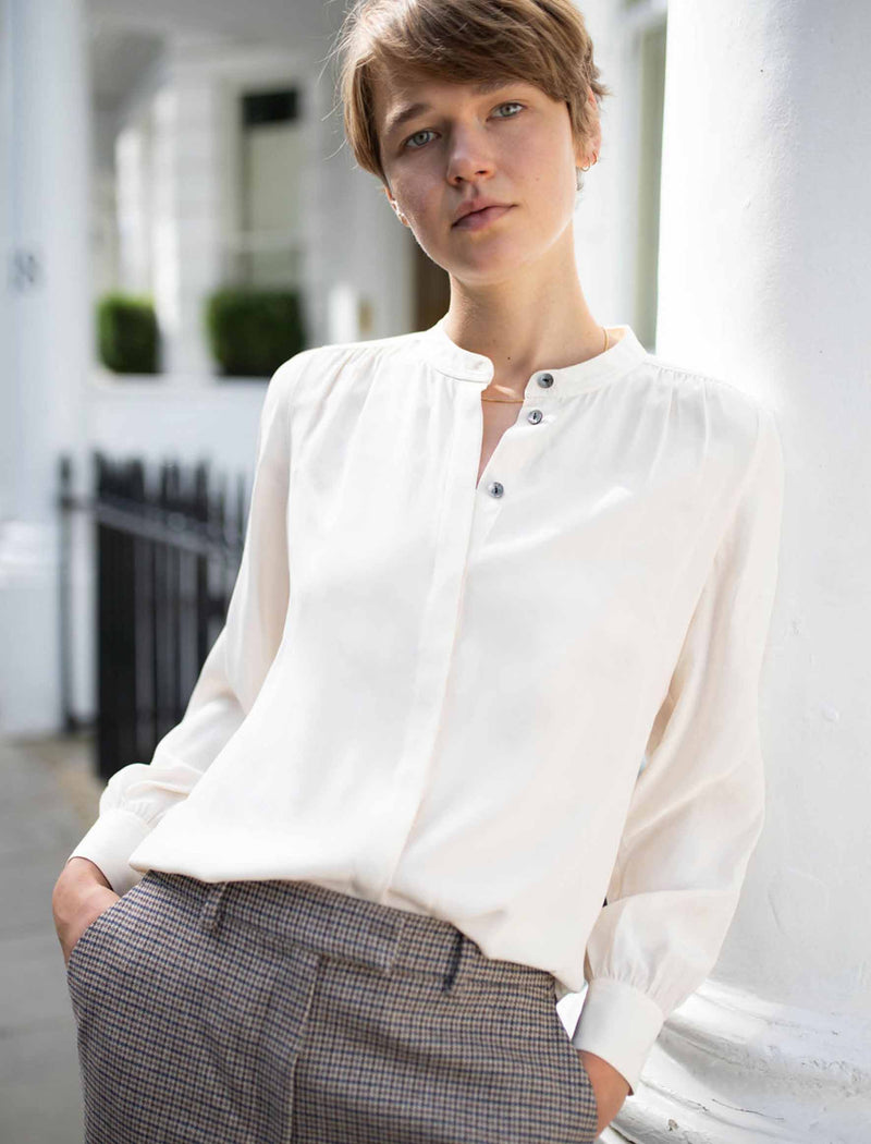 Bailey Silk Shirt - Cream